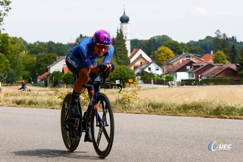 European Championships Munich 2022 - 2022 UEC Road Elite European Championships - Women's ITT - 17/08/2022 - Arianna Fidanza (ITA) - photo Luca Bettini/UEC/SprintCyclingAgency?2022
